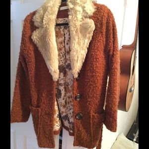Burnt orange coat