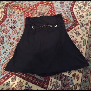 Michael Kors black strapless one piece.