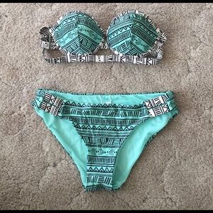 Strapless bikini swim suit!