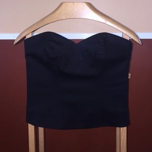 bebe strapless bustier