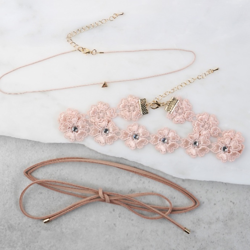 3 Layered Choker Necklace