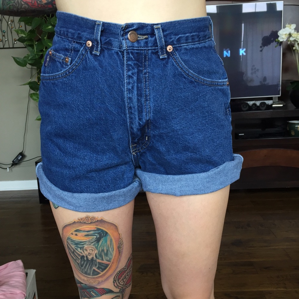 High waisted shorts