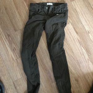 Dark green corridor pants
