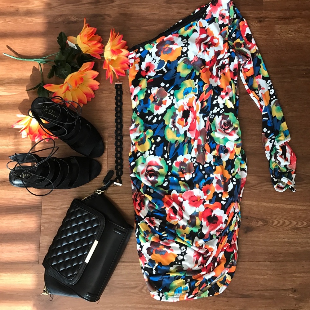 Sassy One Sleeve Dress