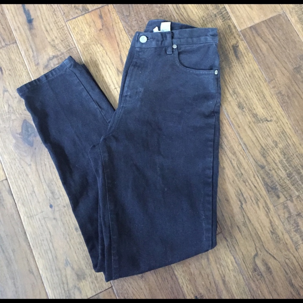 Black Calvin Klein mom jeans