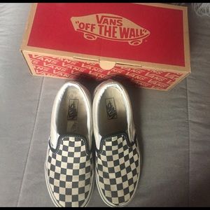 Vans checkerboard classic slip-on