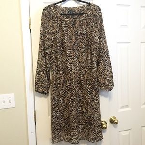 Lauren by Ralph Lauren Animal Print Dress