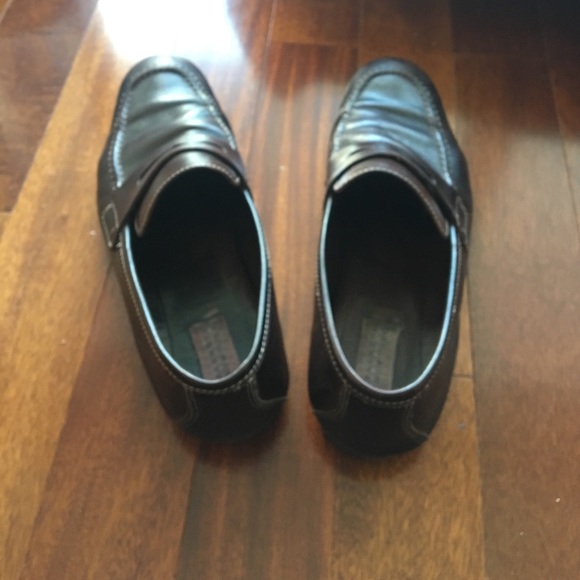 Barney\'s New York Brown Leather Loafers - 8.5 main image 4