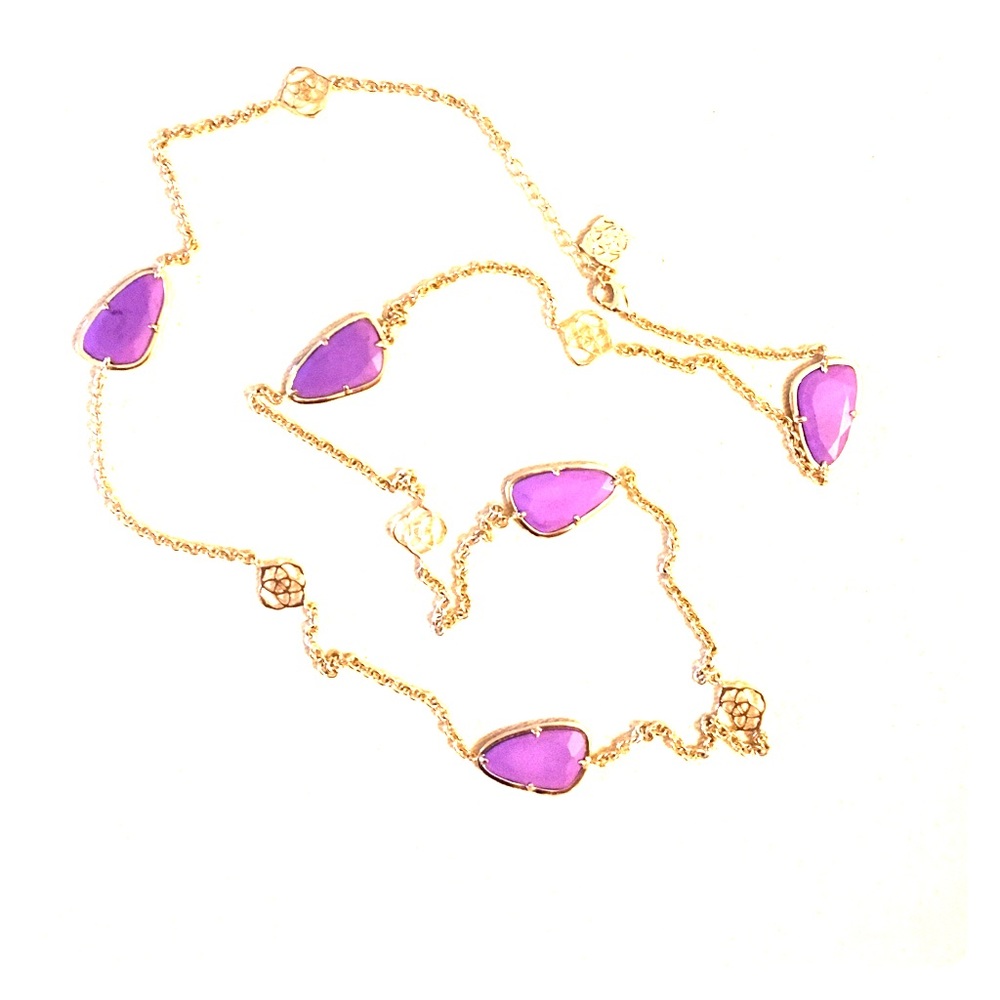 Kendra Scott Kinley necklace! Purple!
