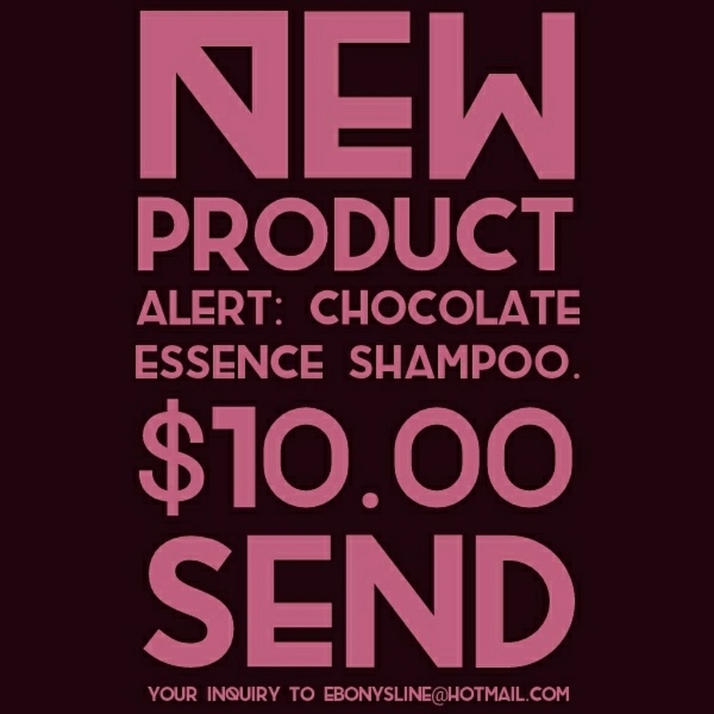 Chocolate Essence Clarification shampoo it's back!