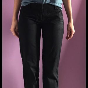 J. Crew City Fit Black Skimmer Pant