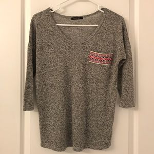 Papermoon 3/4 sleeve top