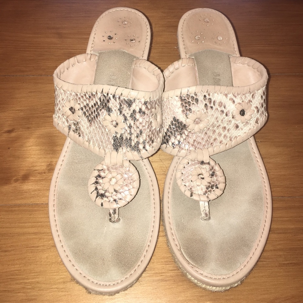 Jack Rogers Python Marbella Mid Wedge Espadrilles
