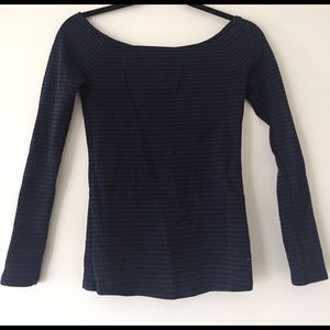 Navy striped long sleeve