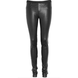 Helmut Lang leather leggings