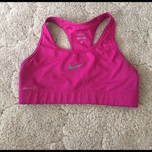 Pink Nike Sports Bra
