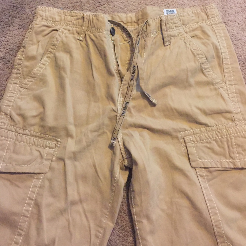 True Religion cargo shorts