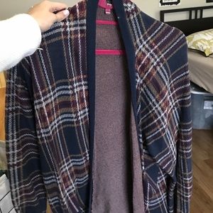 Plaid sweater
