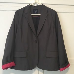 American Eagle dark gray blazer