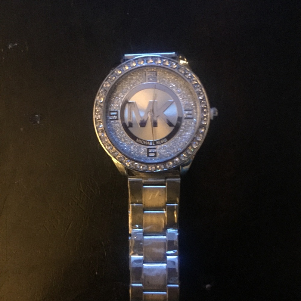 Silver MK Watch