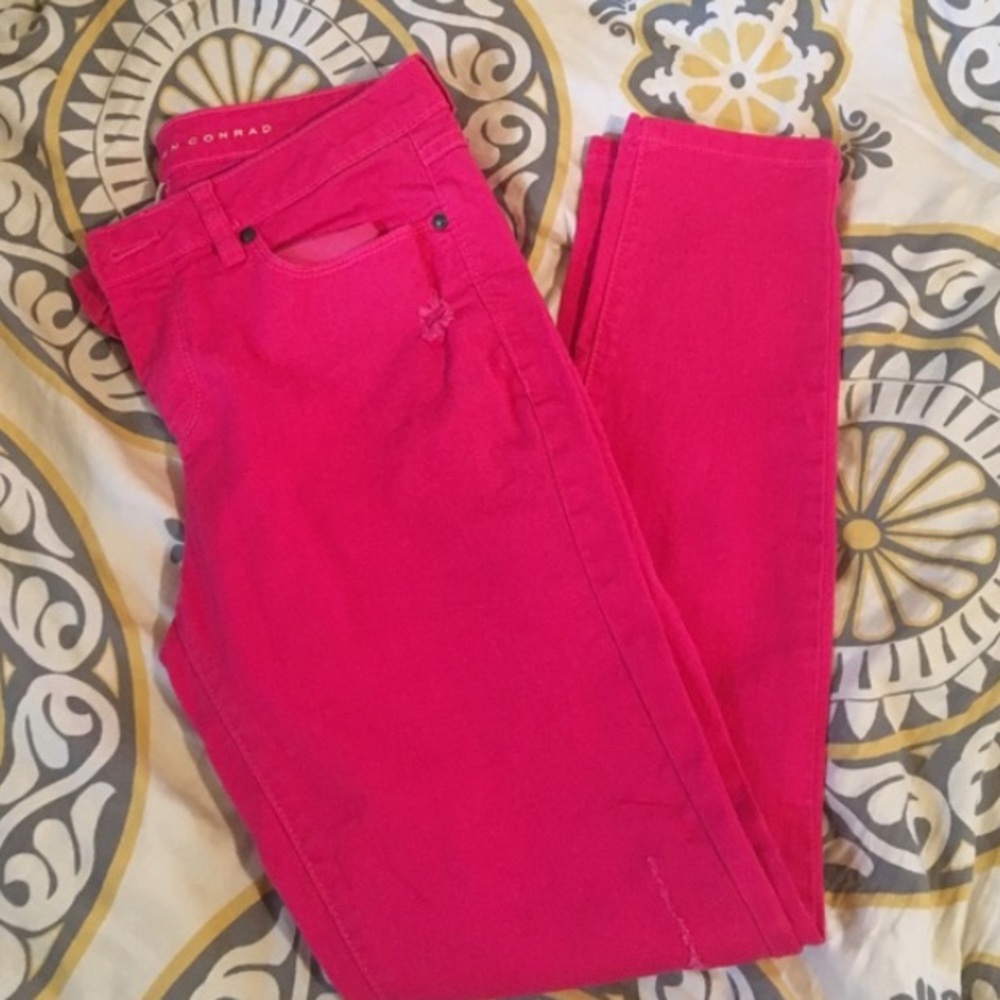 LC Lauren Conrad Hot Pink Jeans Size 8