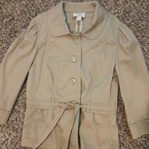 Tan Loft coat by Ann Taylor size 4