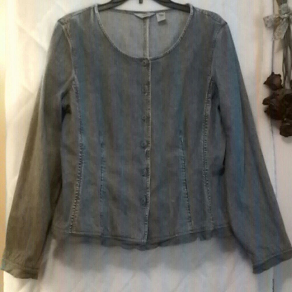 Jjill cute denim top