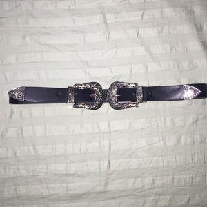 Western double belt buckle