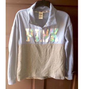 VS PINK 1/4zip pullover