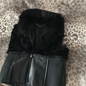 Faux Vest .. worn good condition ..