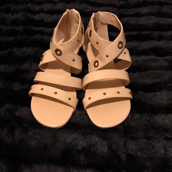 Tan Strap Sandals - Picture 3 of 4