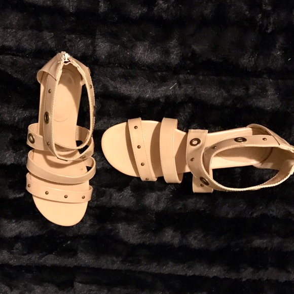 Tan Strap Sandals - Picture 4 of 4