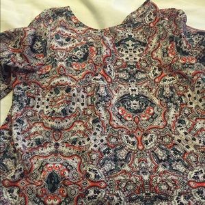 Worn Once. Limited XL Ruffle Back Blouse