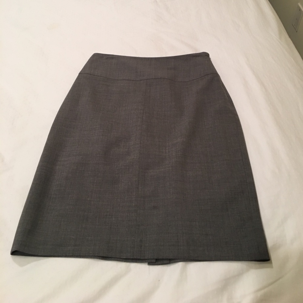Banana Republic Gray Pencil Skirt