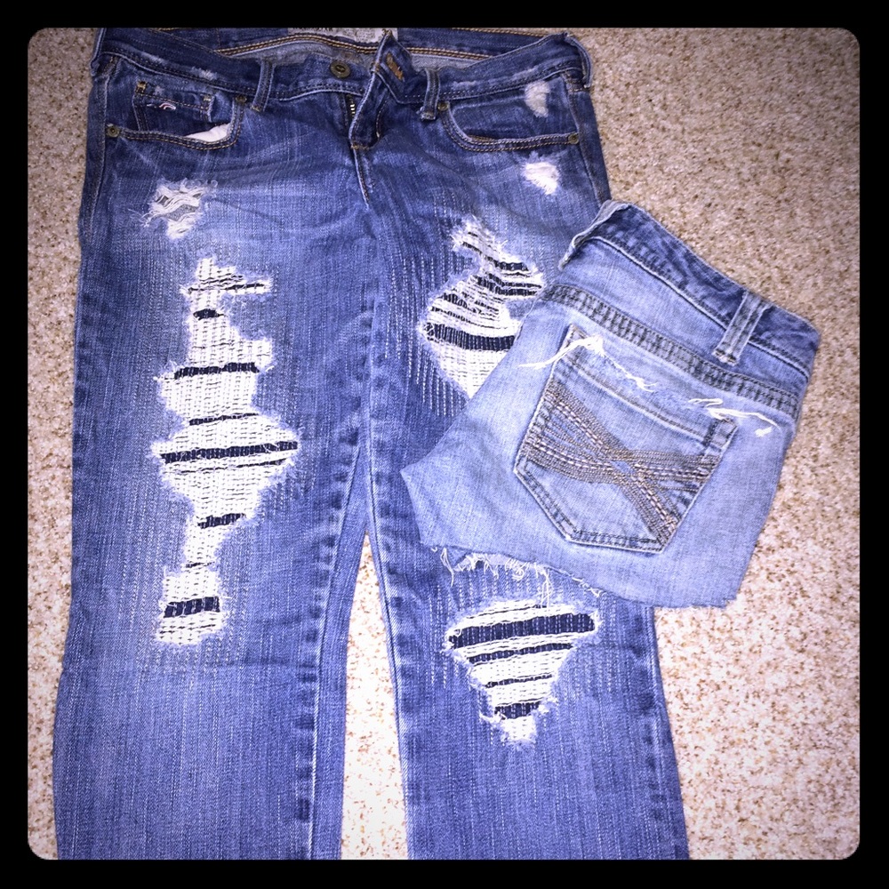 Hollister pants & Aero shorts!