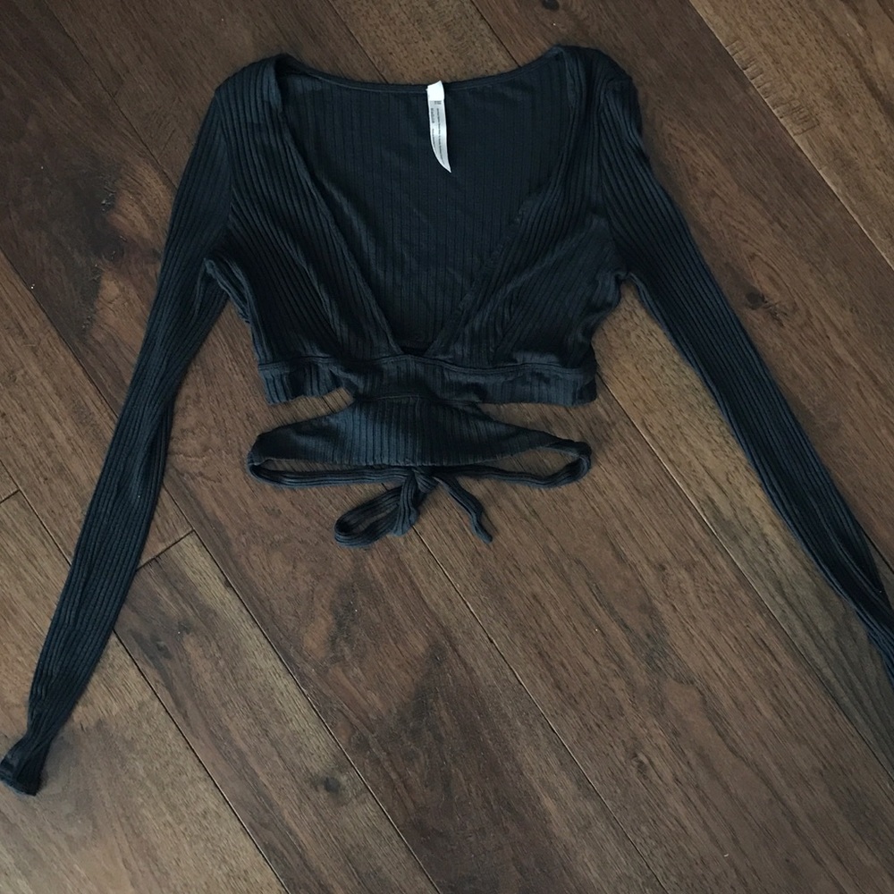 Free people ripped crop top