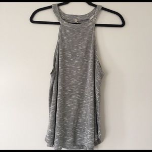 Black and white stripe tank