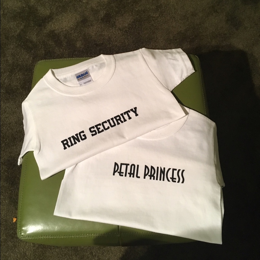 Kids Tshirts never been worn custom made