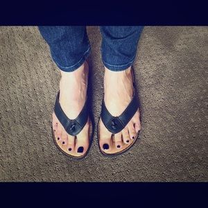 Navy blue Born sandals