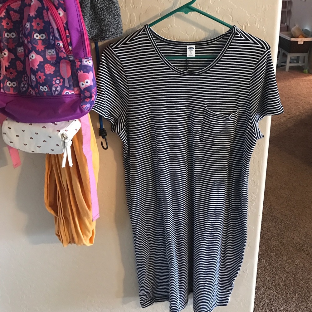 Old Navy Striped Tee Dress