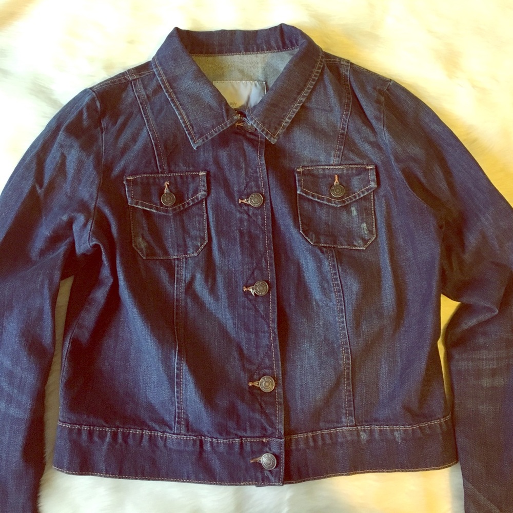 Distressed Denim Jacket