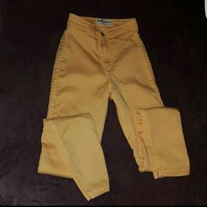 Pastel Orange American Apparel Jeggings