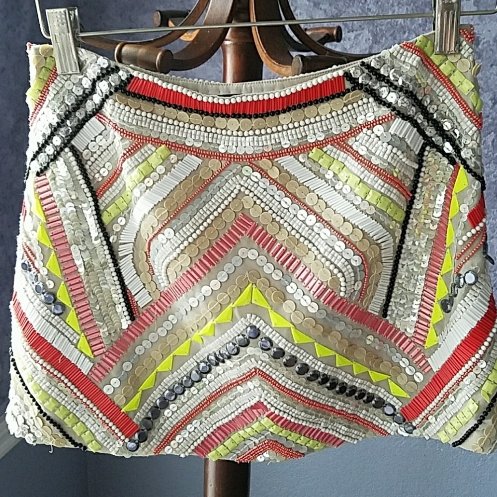 Parker multicolored mini skirt