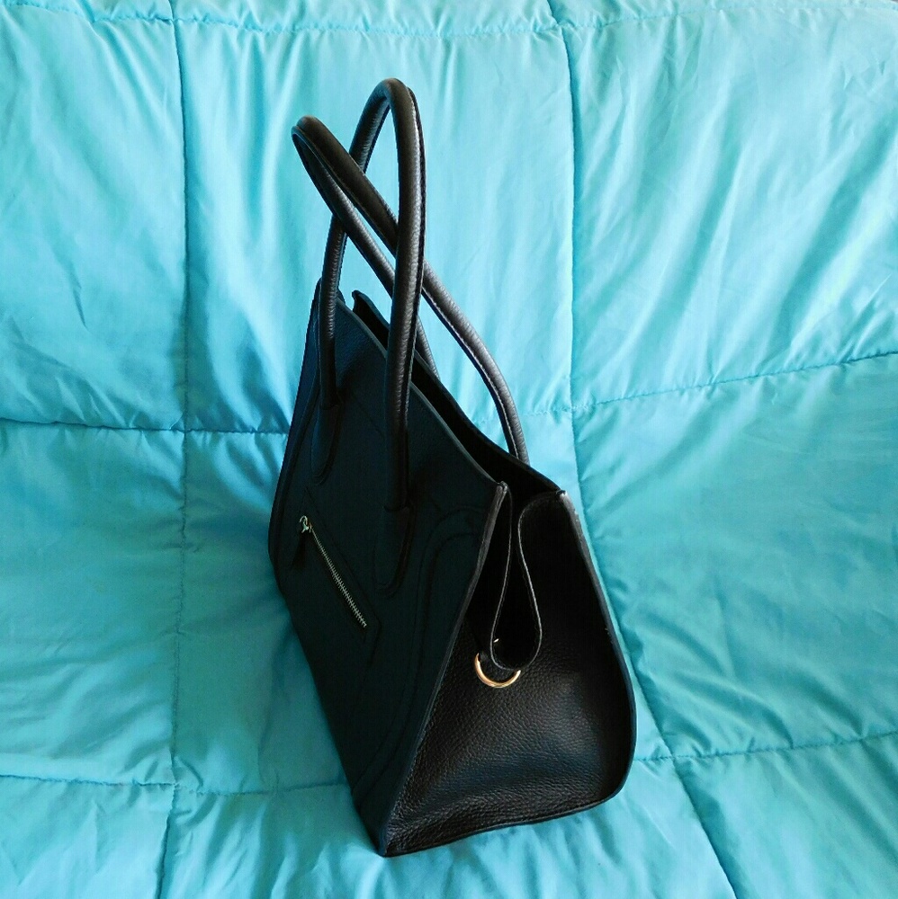 Borse In Pelle genuine leather handbag - Picture 4 of 6