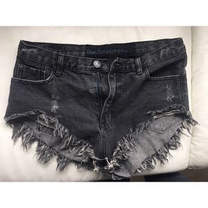 Size 27 free people bandit shorts