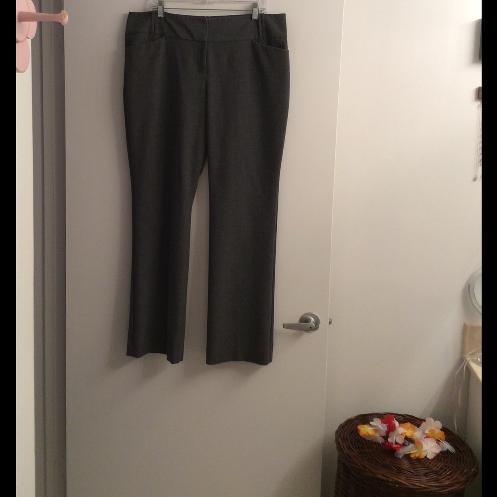 Gray pants from The Limited