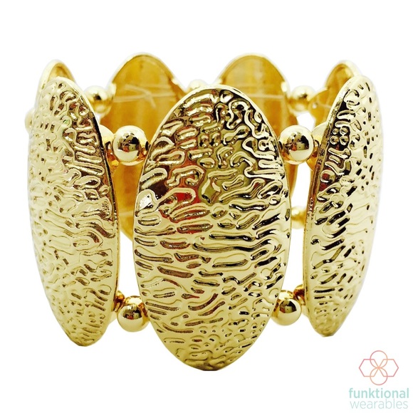 ANGELINA Gold FITBIT FLEX 2 Tracker Bracelet - Picture 2 of 2