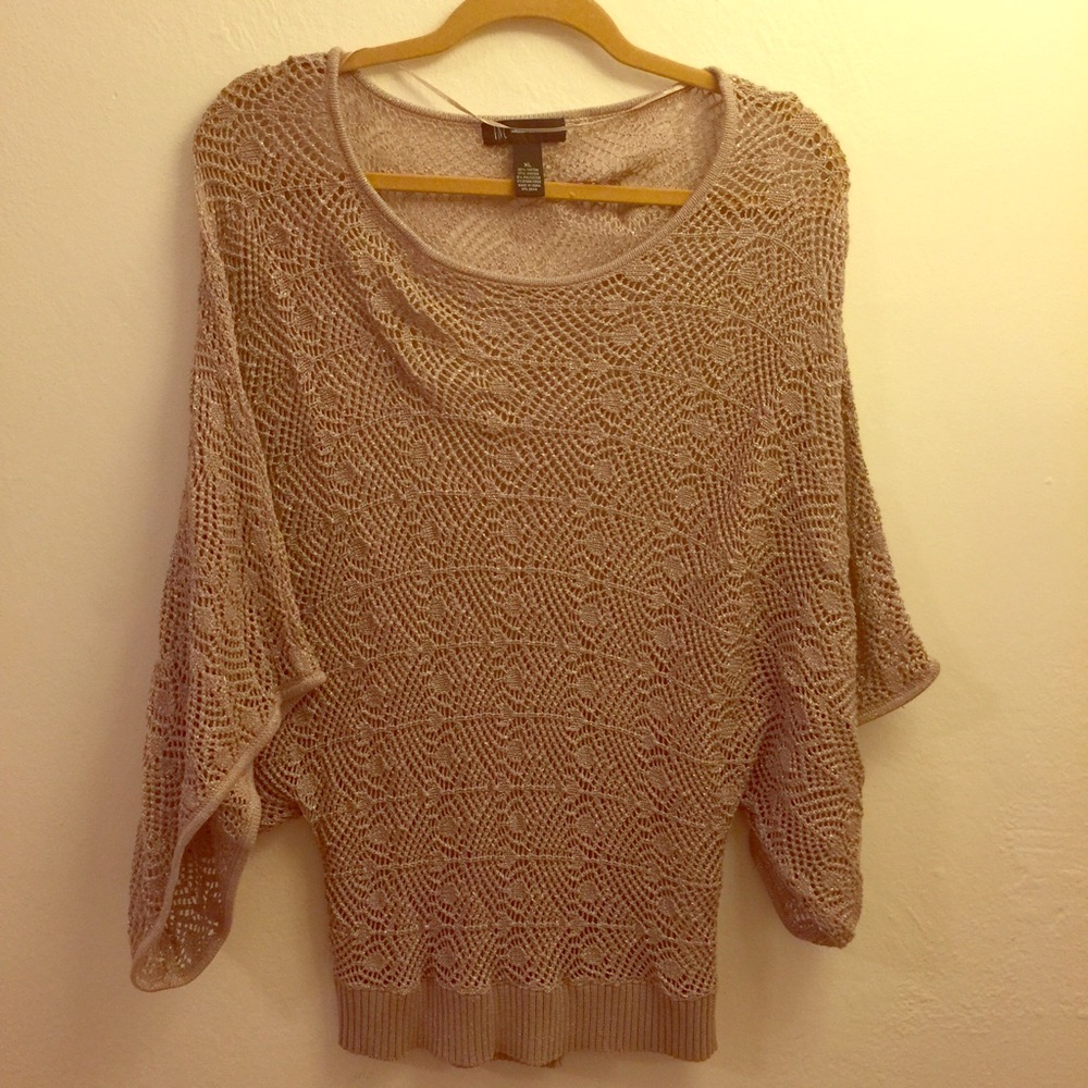 Gorgeous sheer sweater.