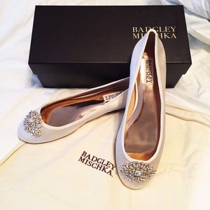 Badgley Mischka Abella Embellished Flats