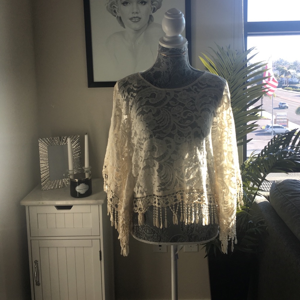 Poncho style blouse!